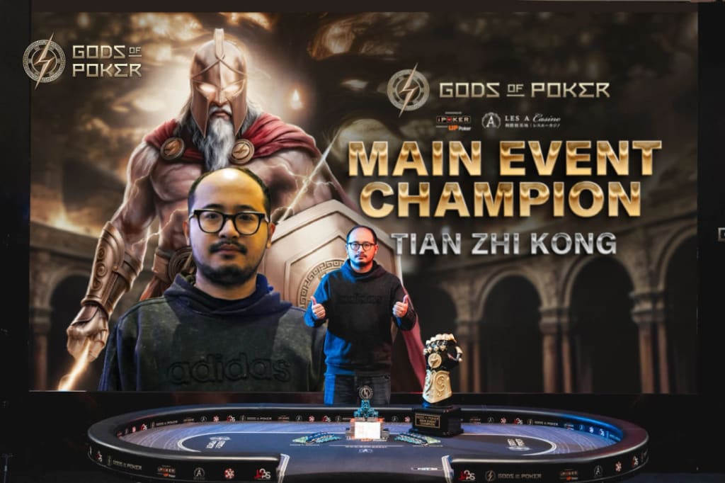 Tian Zhi Kong - Gods of poker main event champion