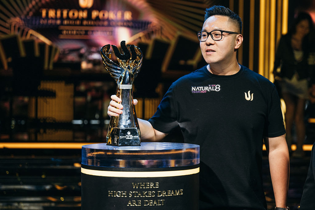 Danny Tang Collects Triton Player of the Year Award