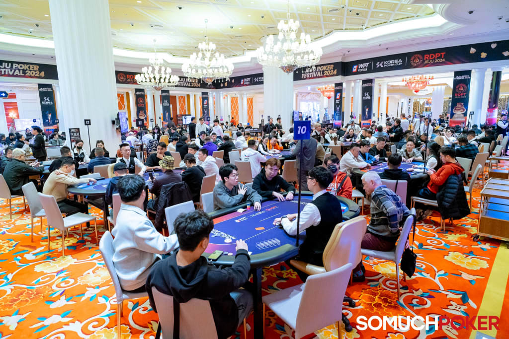 Jeju Poker Festival 2024: Junjie Ren Towers Over WPT Main Event Day 2 List