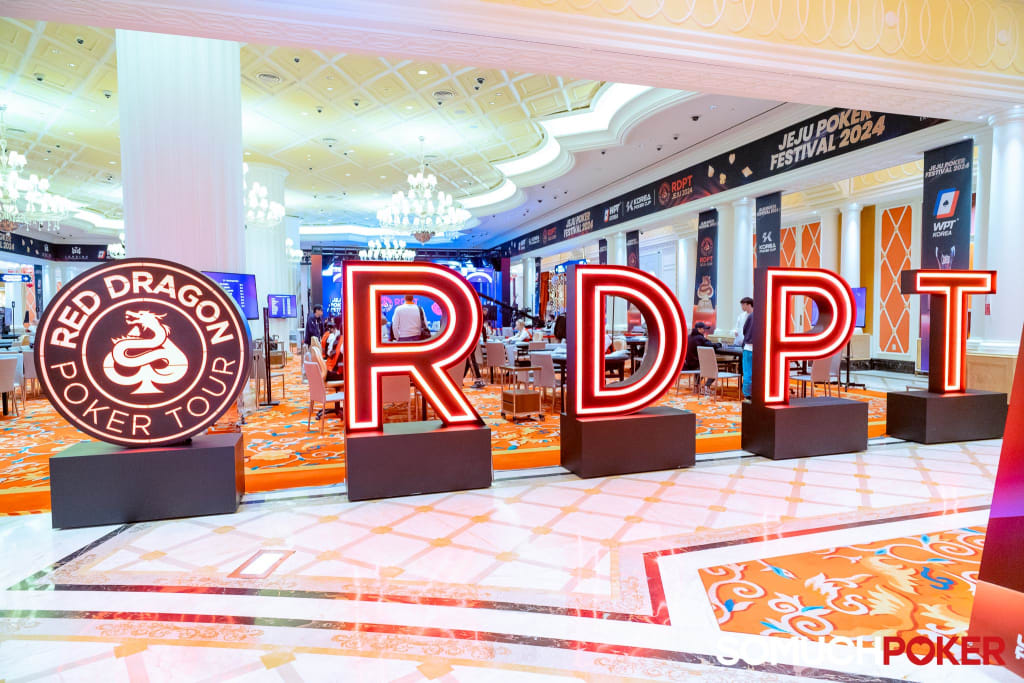 Jeju Poker Festival: Song Wang and Dong Li Top Red Dragon Championship Day 1 Rounds