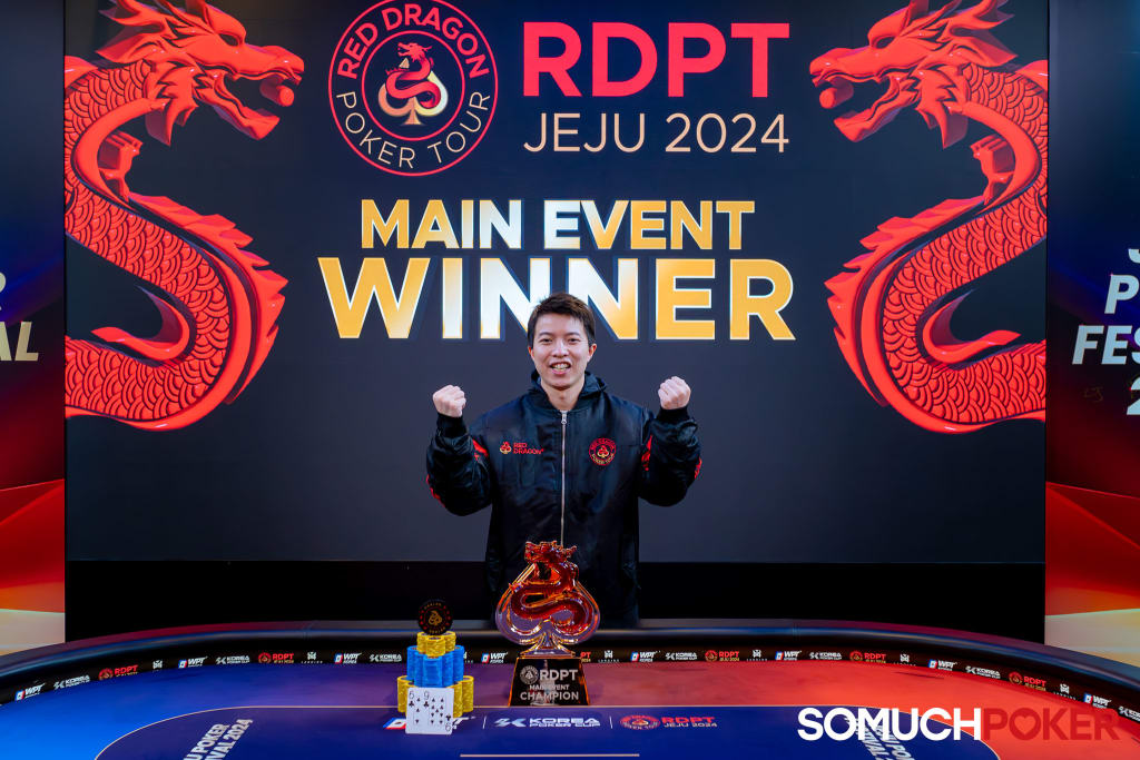 Jeju Poker Festival: Jianting Cai Wins Red Dragon Championship