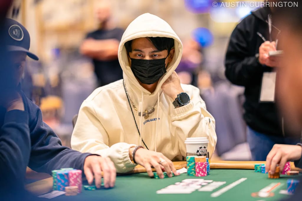 Yu Hsiang Huang at WSOP 2025 - Photo by Pokernews