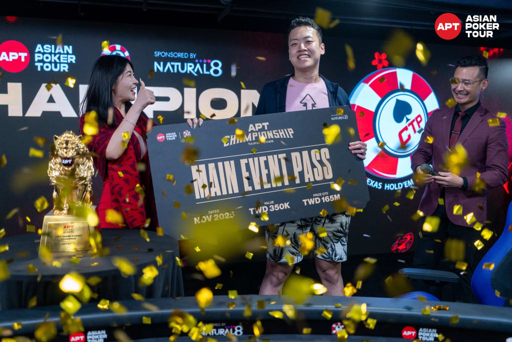 Akira Takasugi awarded APT Championship Main Event Pass
