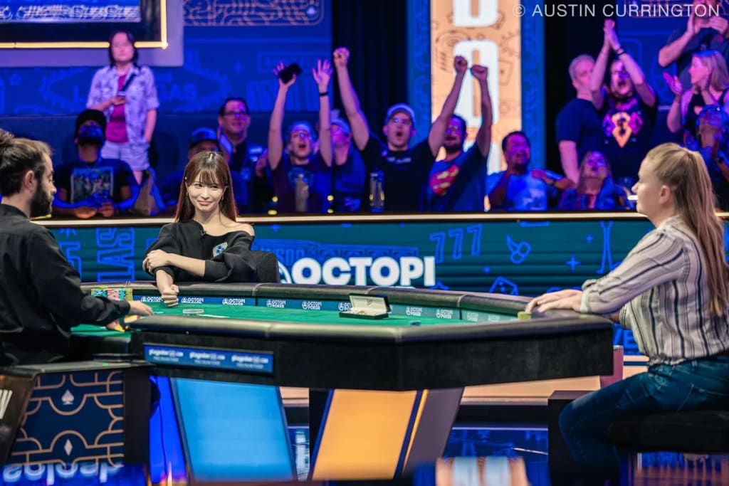 Shiina Okamoto heads up against Heather Alcorn