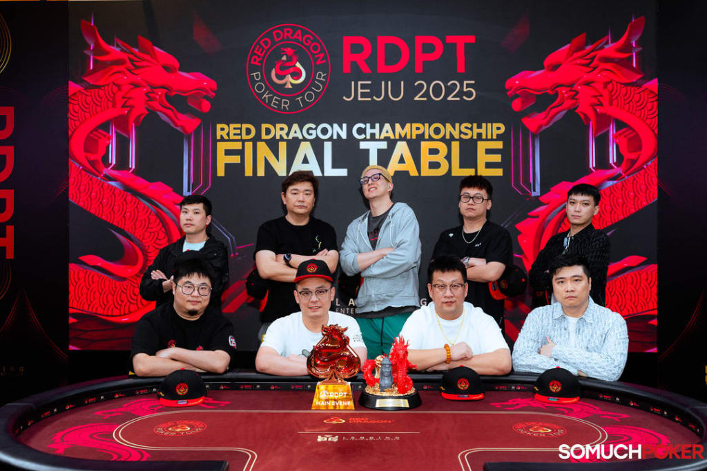 Red Dragon Poker Tour - RDPT Jeju - Red Dragon Championship final table