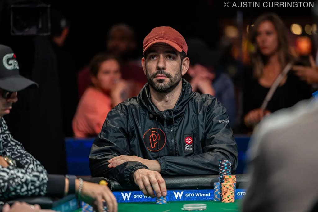 Luka Bojovic at 2025 WSOP Main Event