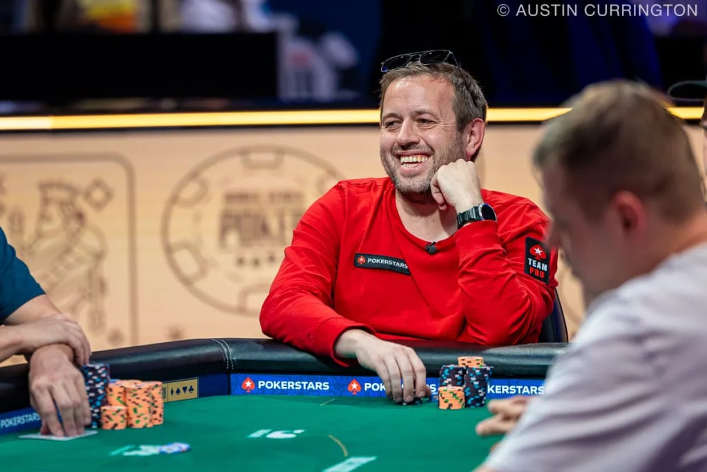 Kenny Hallaert at 2025 WSOP Main Event