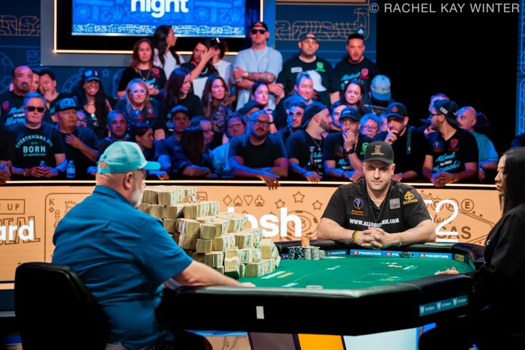 2025 WSOP Main Event heads up