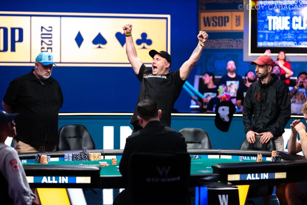 Michael Mizrachi gets lucky on John Wasnock