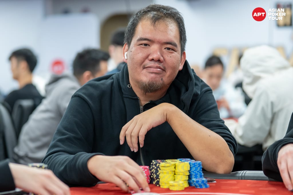 APT Championship Day 1 Chip Leader Chia Wei Kuo