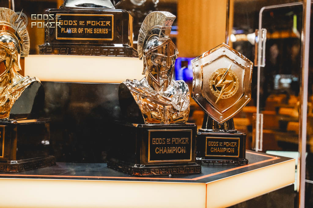 Gods of Poker Taipei - Gold Spartan Trophy