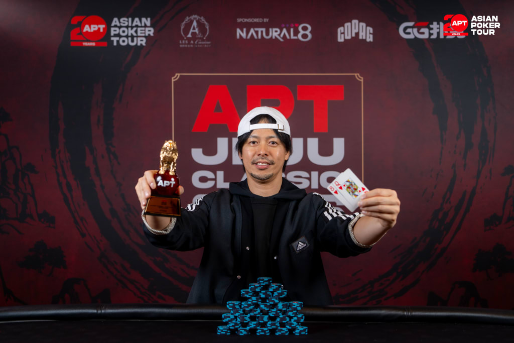 Hayato Kitajima (photo courtesy of Asian Poker Tour) top ten Japanese poker players