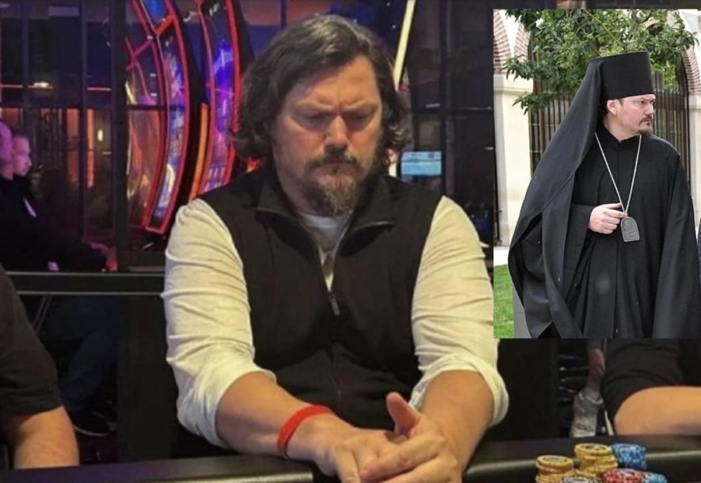 Evgeny Sirotenko playing poker