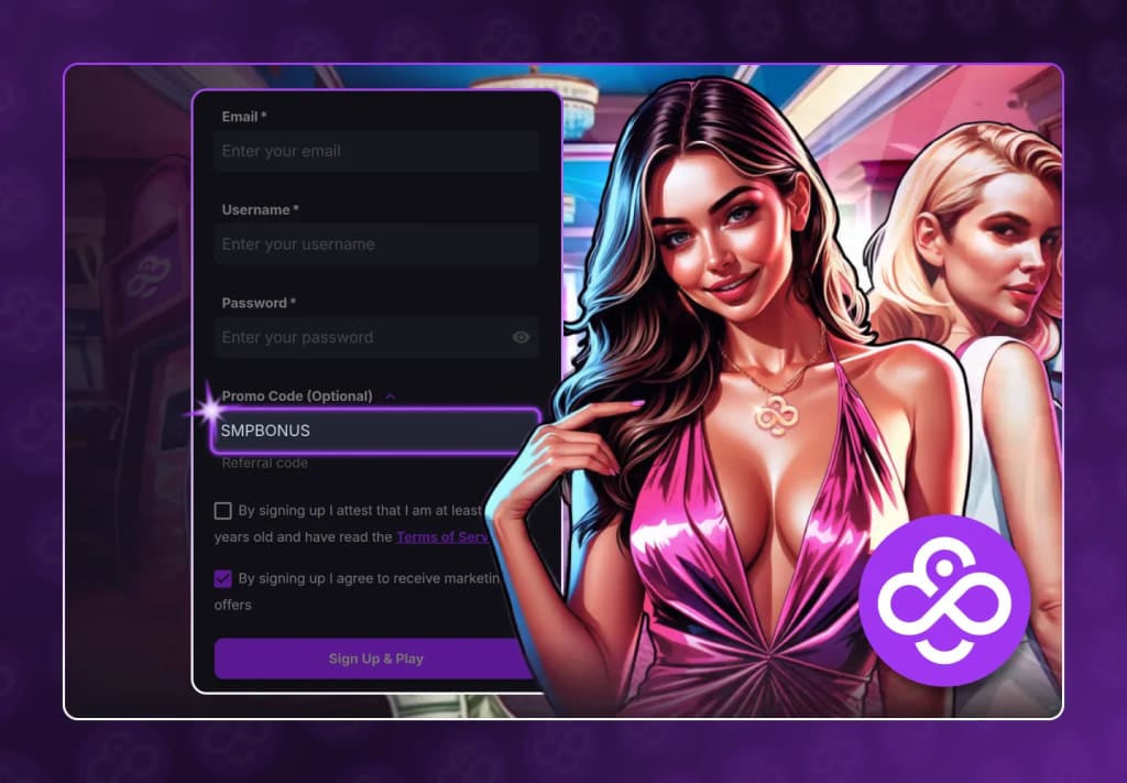 CoinCasino review - sign up page and registration process step by step