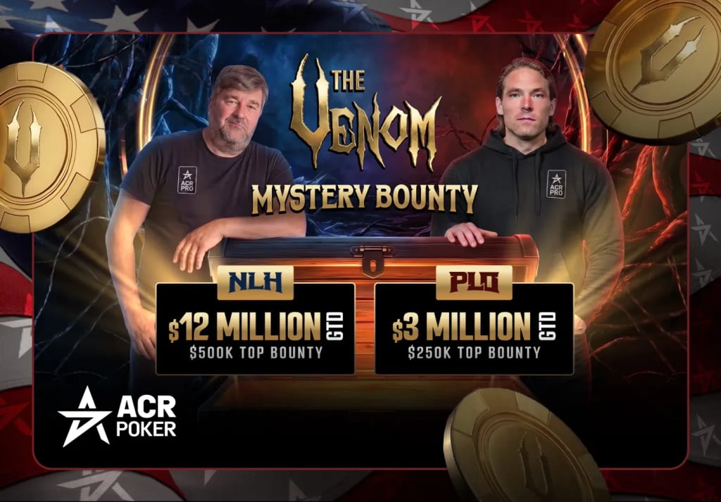 ACR Poker Venom 2026 Mystery Bounty Tournaments
