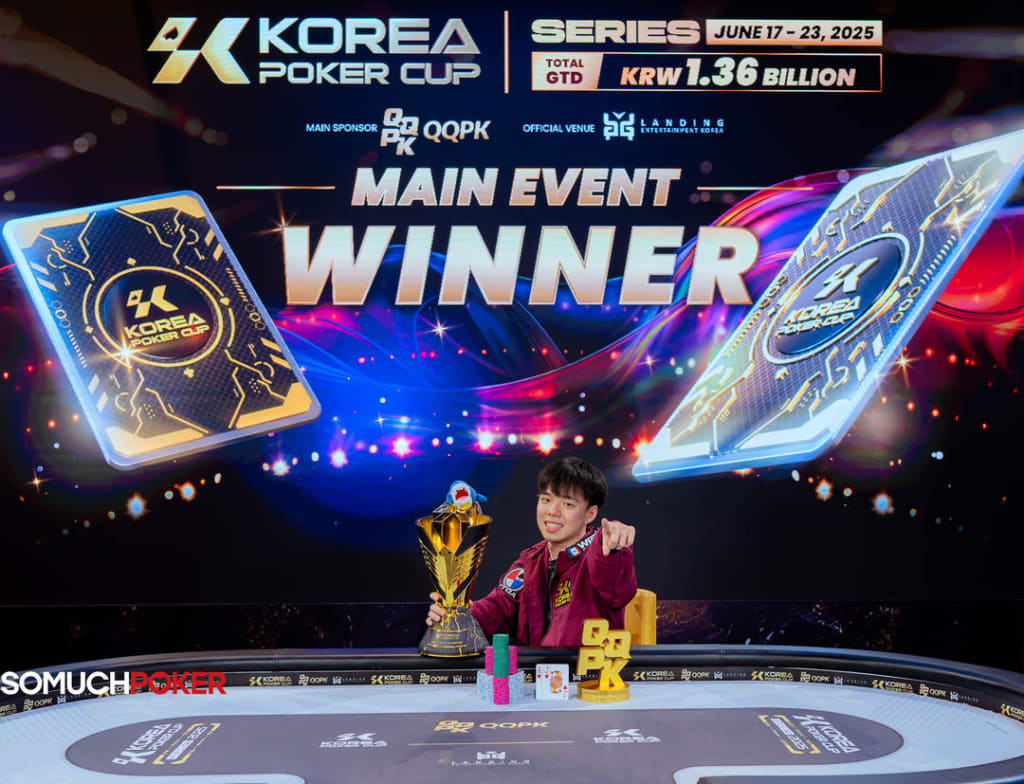 Chung Tang Lin Wins Korea Poker Cup 2 Main Event
