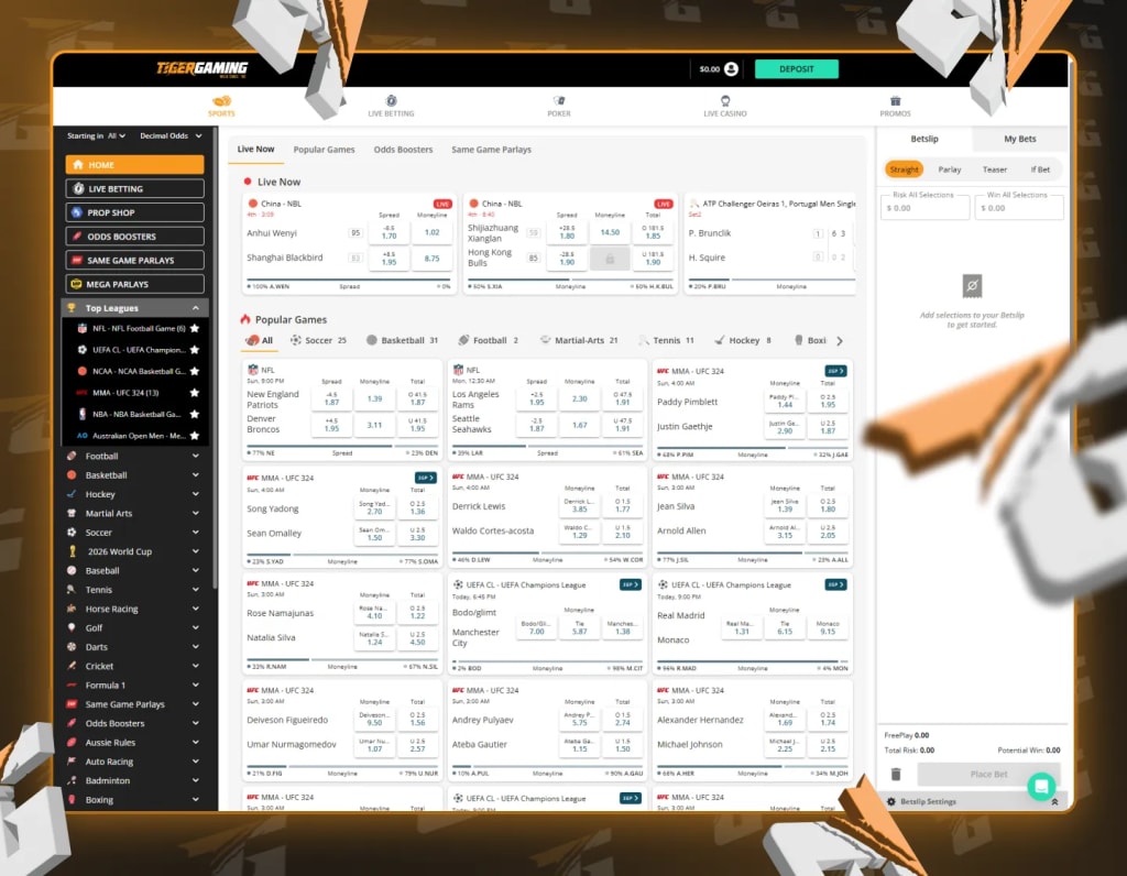 TigerGaming Sportsbetting