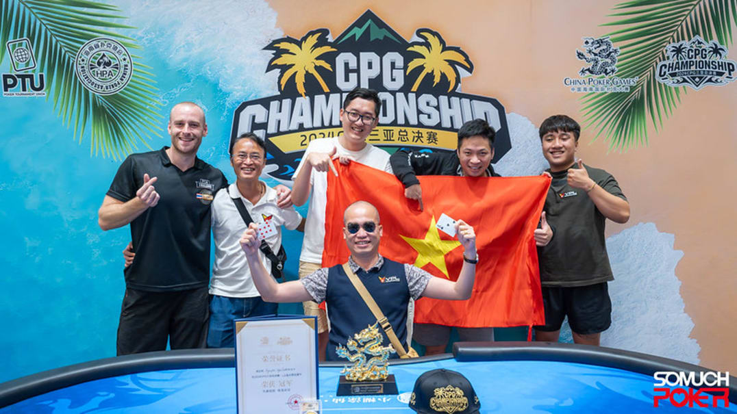 Ngoc Dai Nguyen and friends at 2024 CPG Championship Sanya