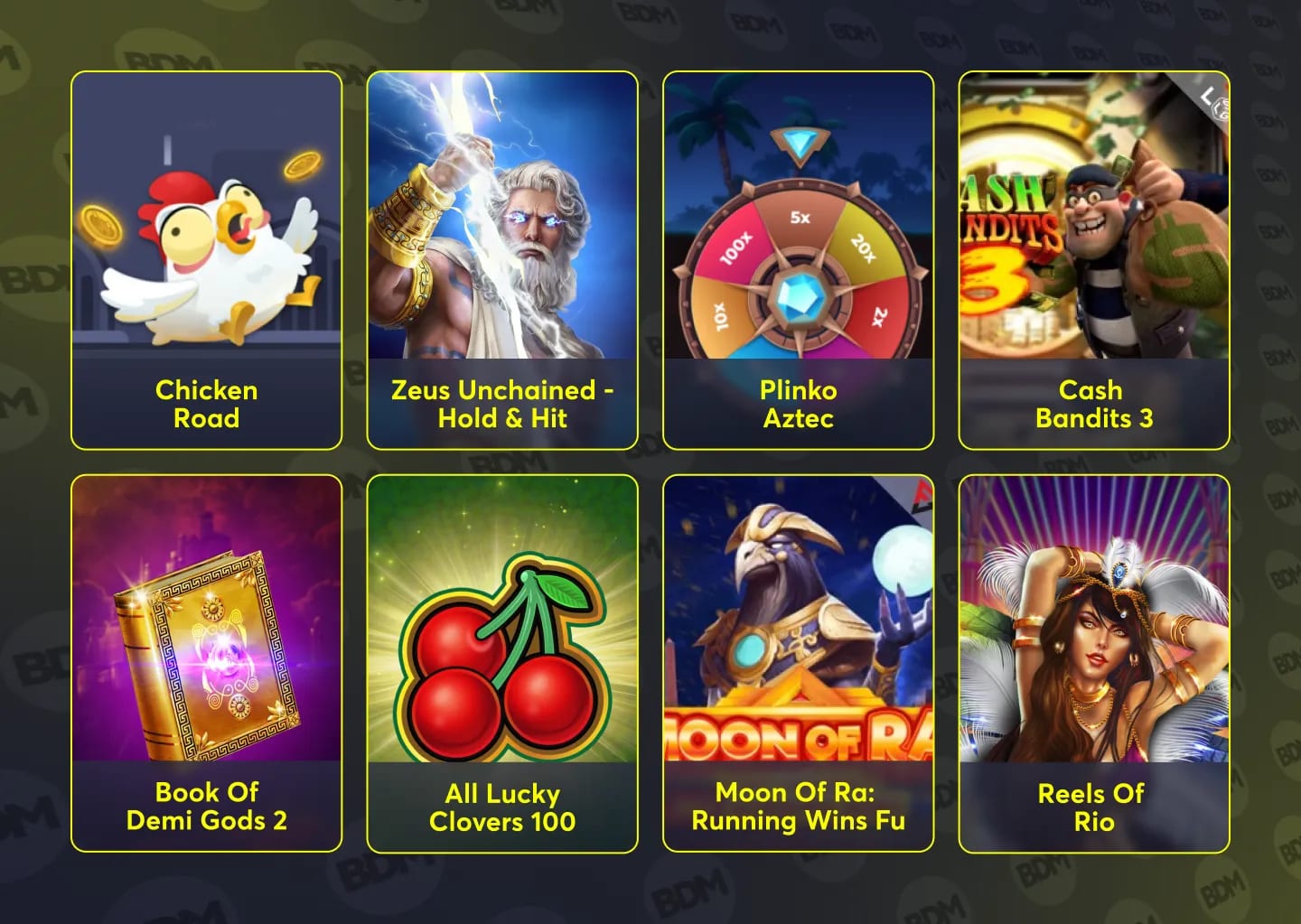 BDMbet Casino Games