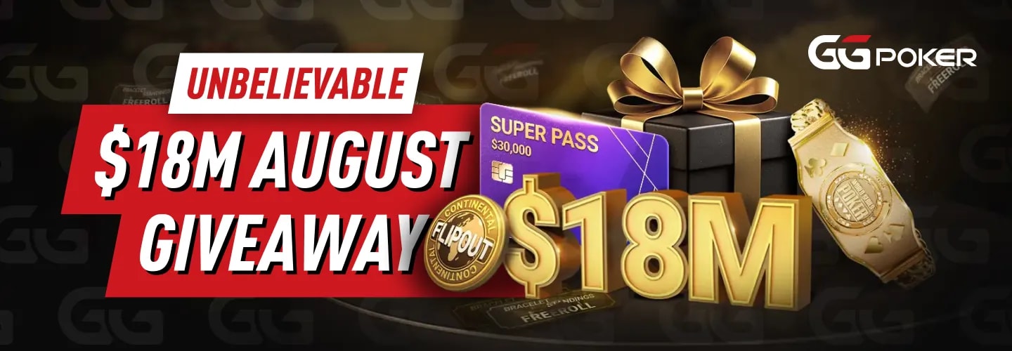 GGPoker - Unbelievable $18 Million Giveaway