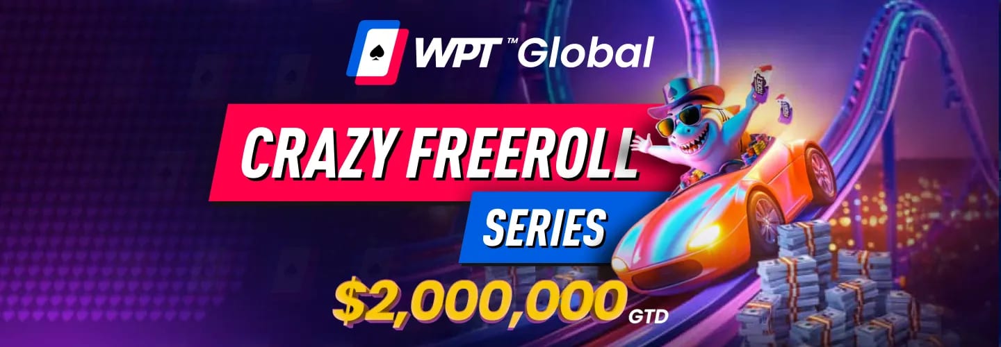 WPT Global Crazy Freeroll Is Back!