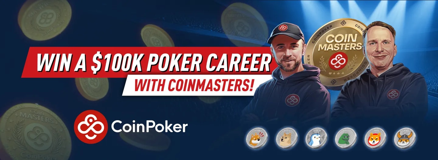 CoinMasters: Win a $100,000 Career Package at CoinPoker