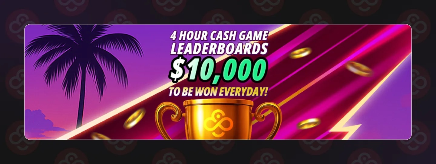 $10K Daily Cash Game Leaderboards