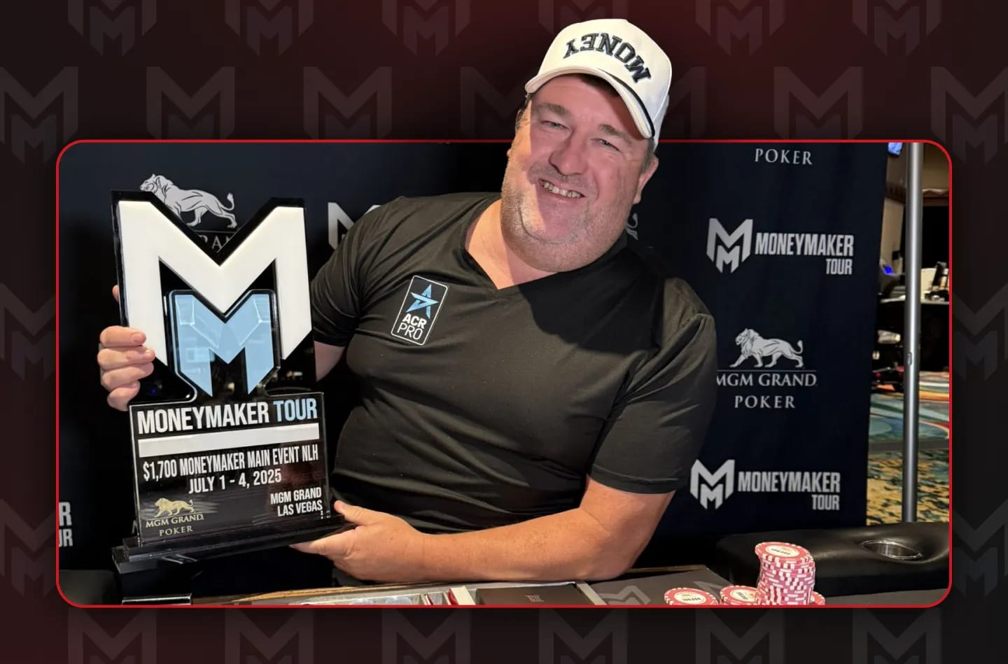 Chris Moneymaker wins his own poker tour again