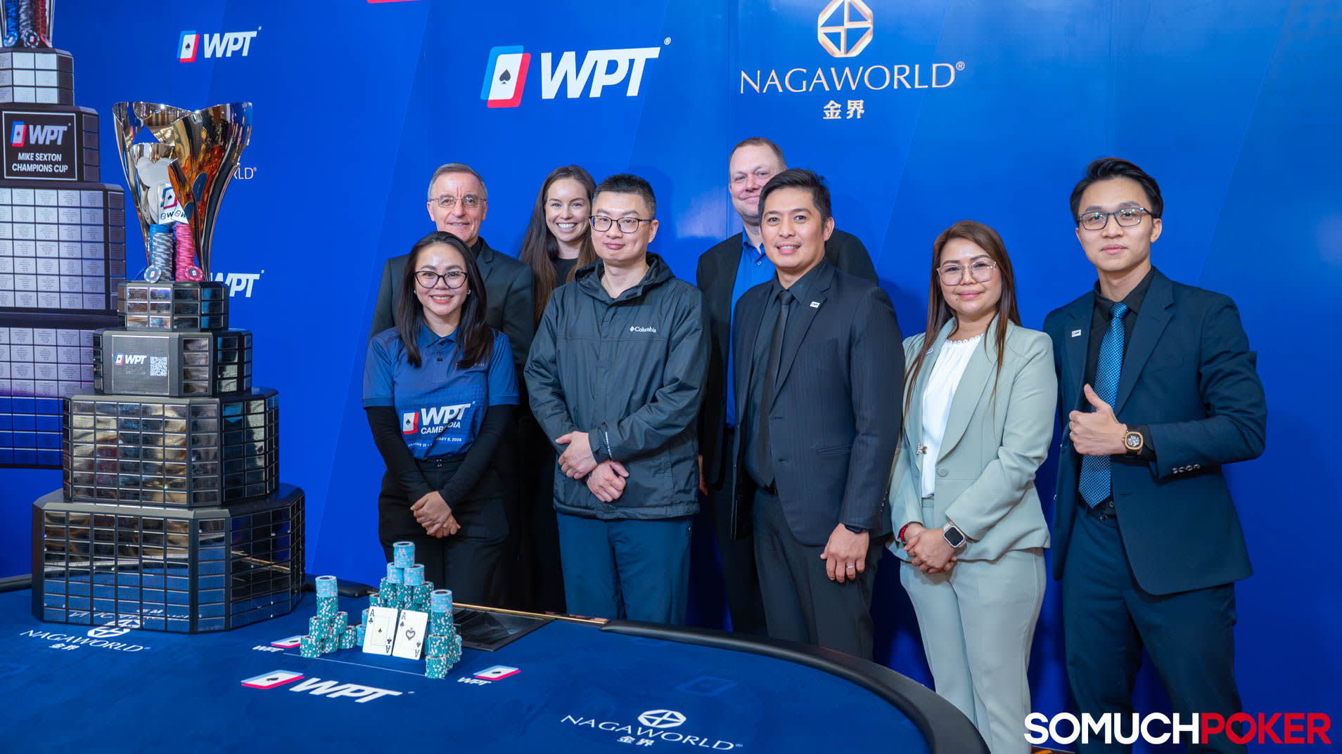 Xiaosheng Zheng With WPT Staff