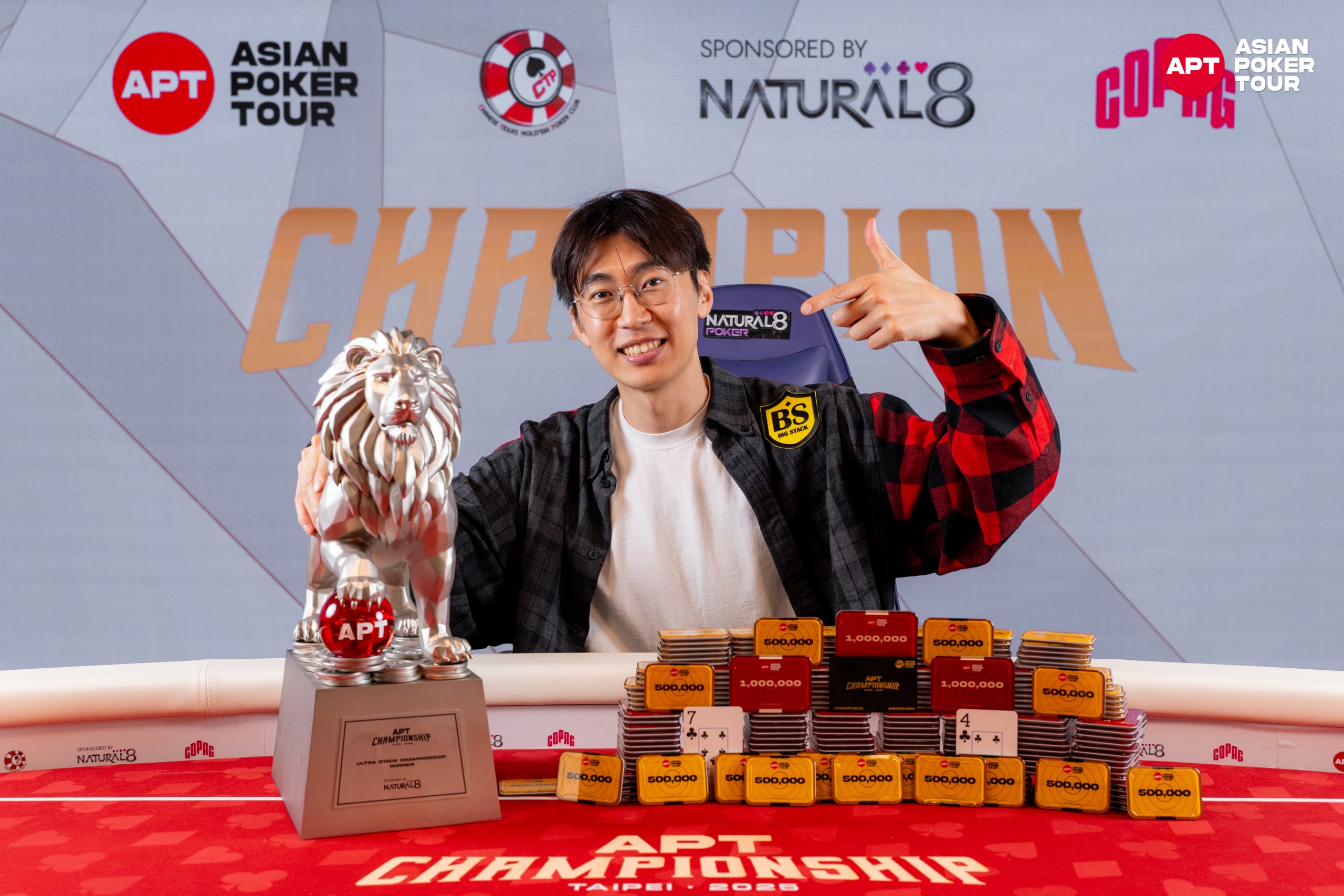 APT Championship Ultra Stack Winner Gyeongbyeong Lee