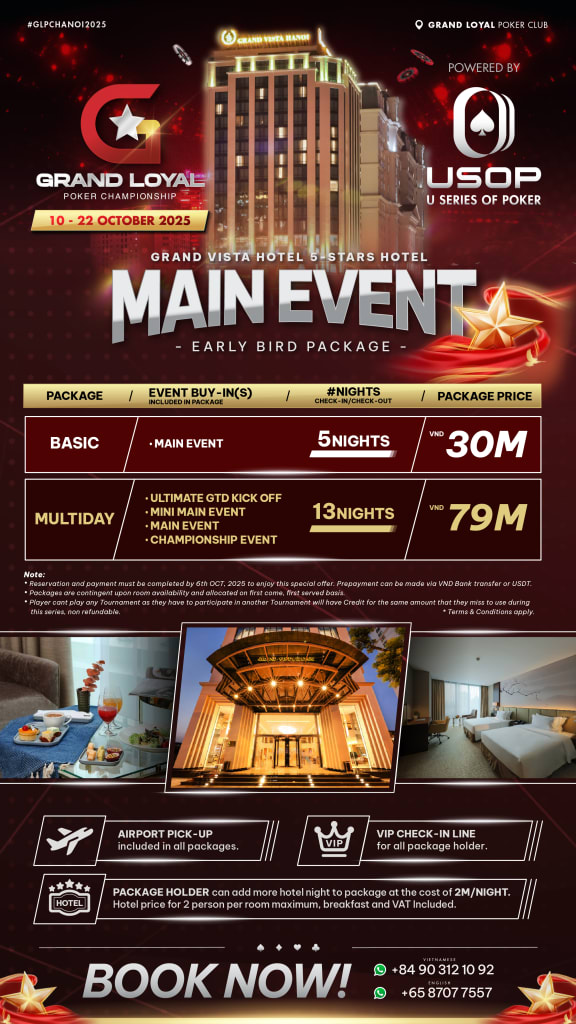 Grand Loyal Poker Championship USOP - MAIN EVENT EBP - EN