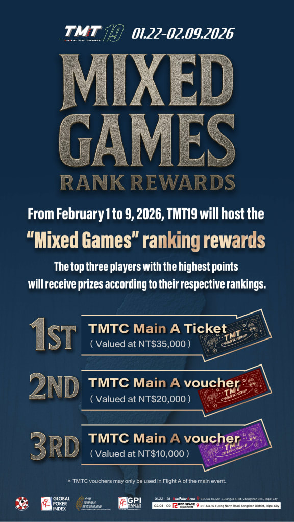 Taiwan Millions Tournament 19