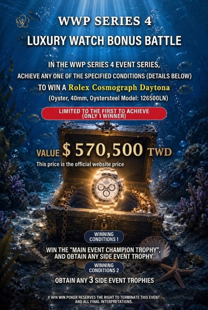 WWP Series 4 Rolex Cosmograph Daytona promotion