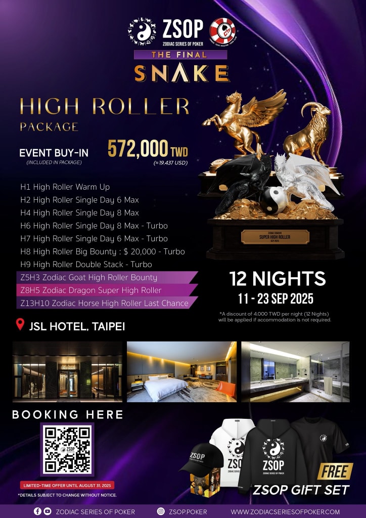 ZSOP The Snake High Rollers Early Bird Package