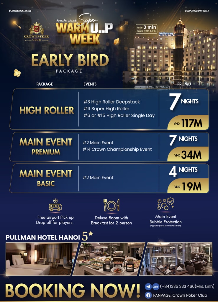 USOP Super Warm Up Week Early Bird Packages