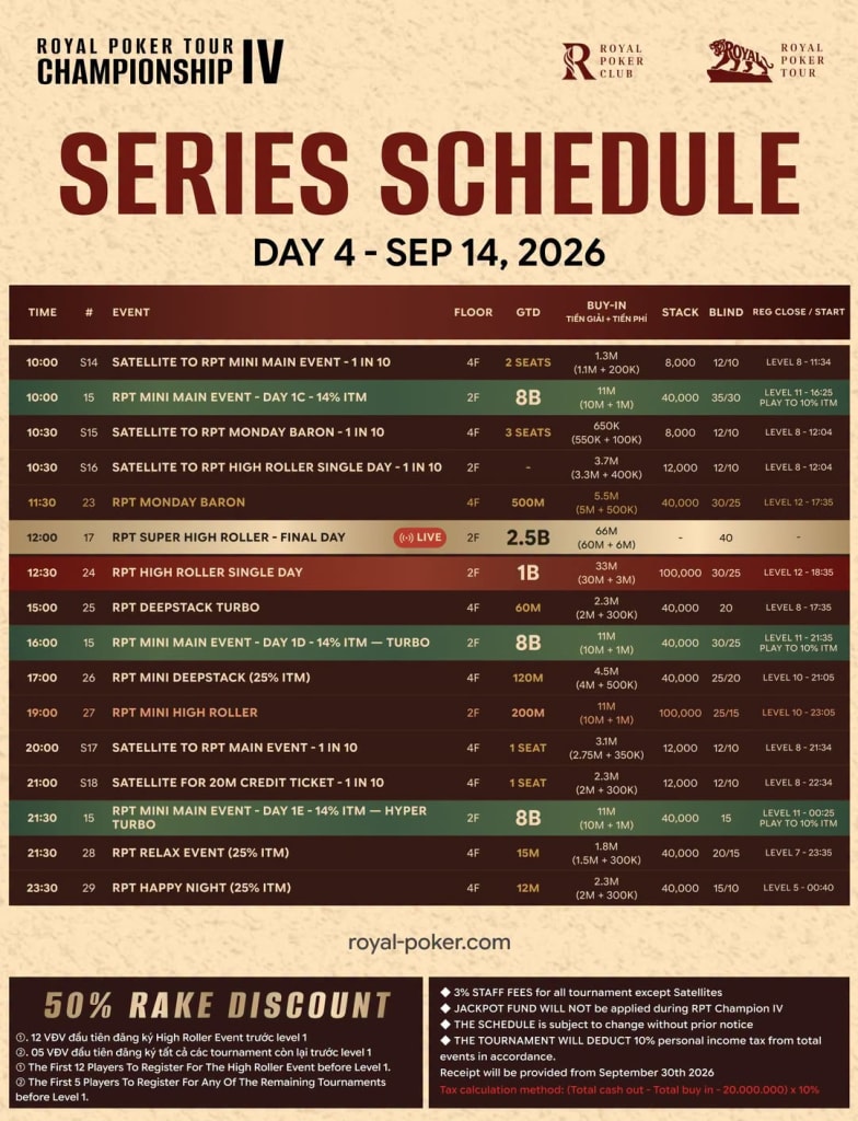 Today's Schedule