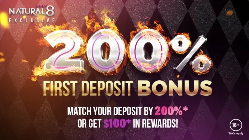 First Deposit Match Bonus - Natural8 Bonus Code