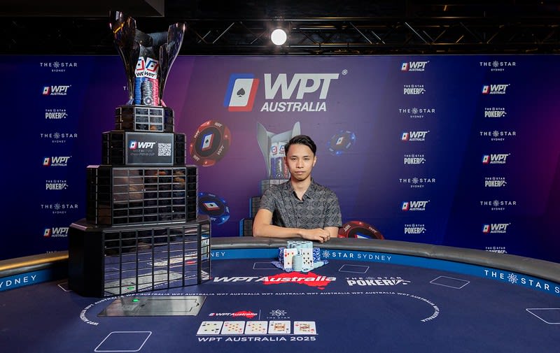 Alan Pham Wins 2025 WPT Australia in Sydney