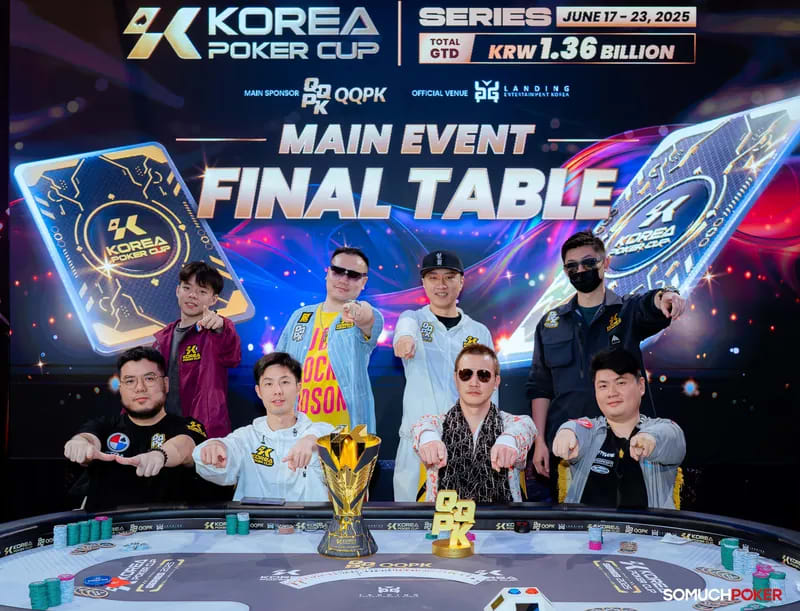 Korea Poker Cup 2 Main Event final table