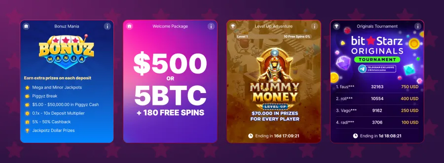 BitStarz - Top Games, Amazing Welcome Bonuses