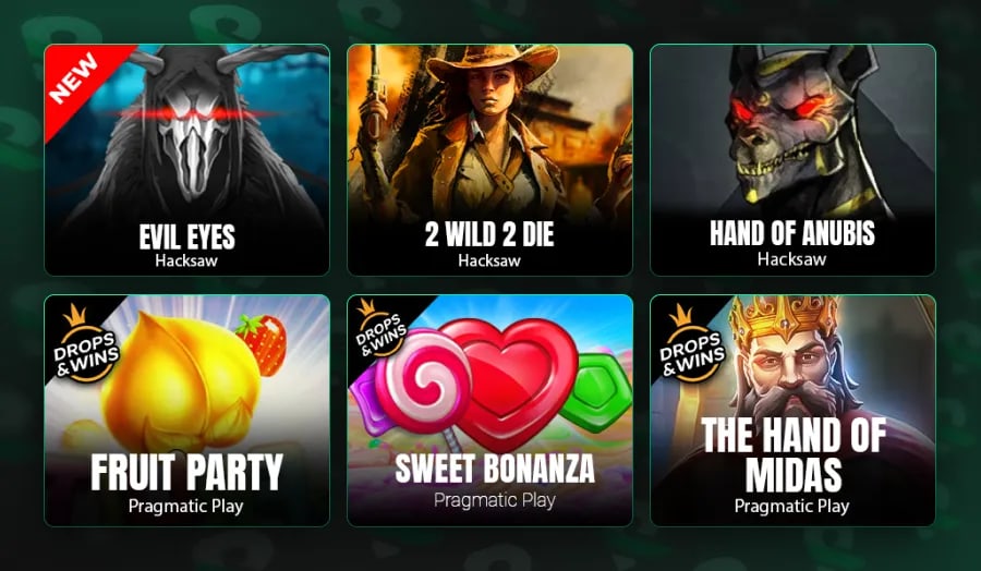 Rolletto Casino Game Selection