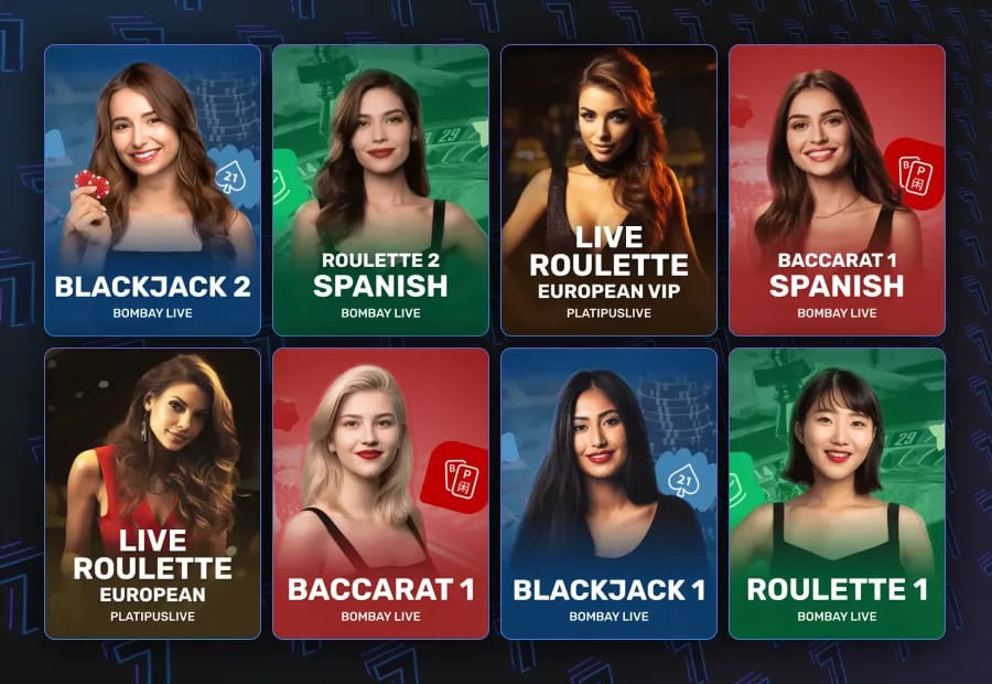 7Bit Live Casino Games