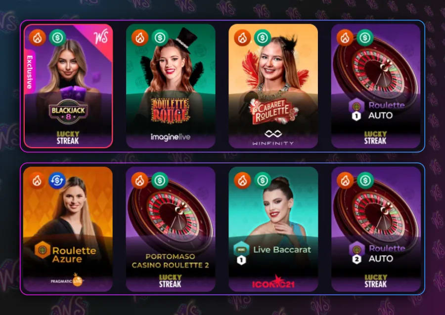 WinSpirit Live Casino Game