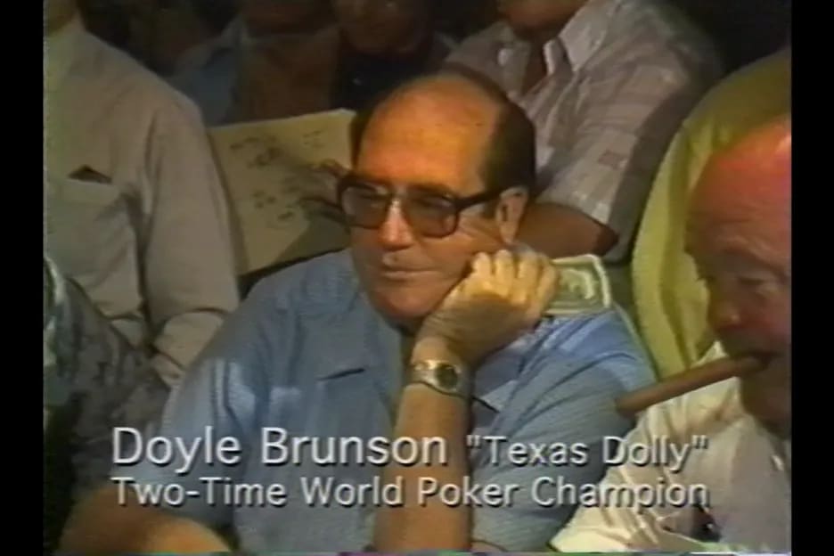 Doyle Brunson poker legend in his prime