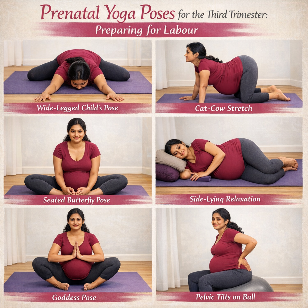 pregnancy yoga poses