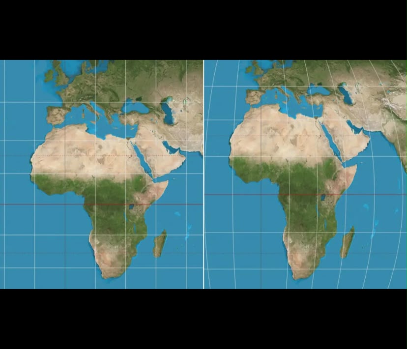 AFRICA WANTS THE WORLD MAP CORRECTED