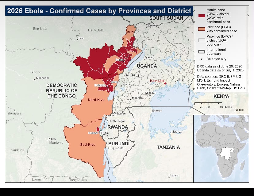 The outbreak of Ebola in DR Congo