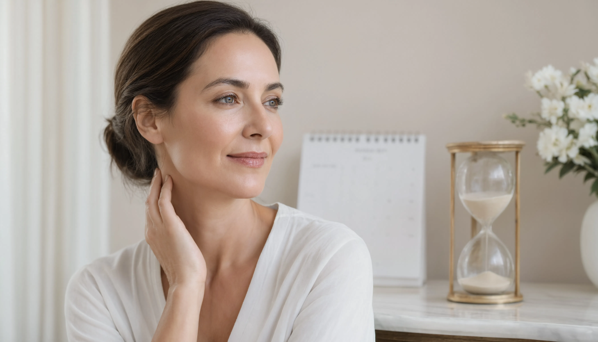 woman looking young and beautiful