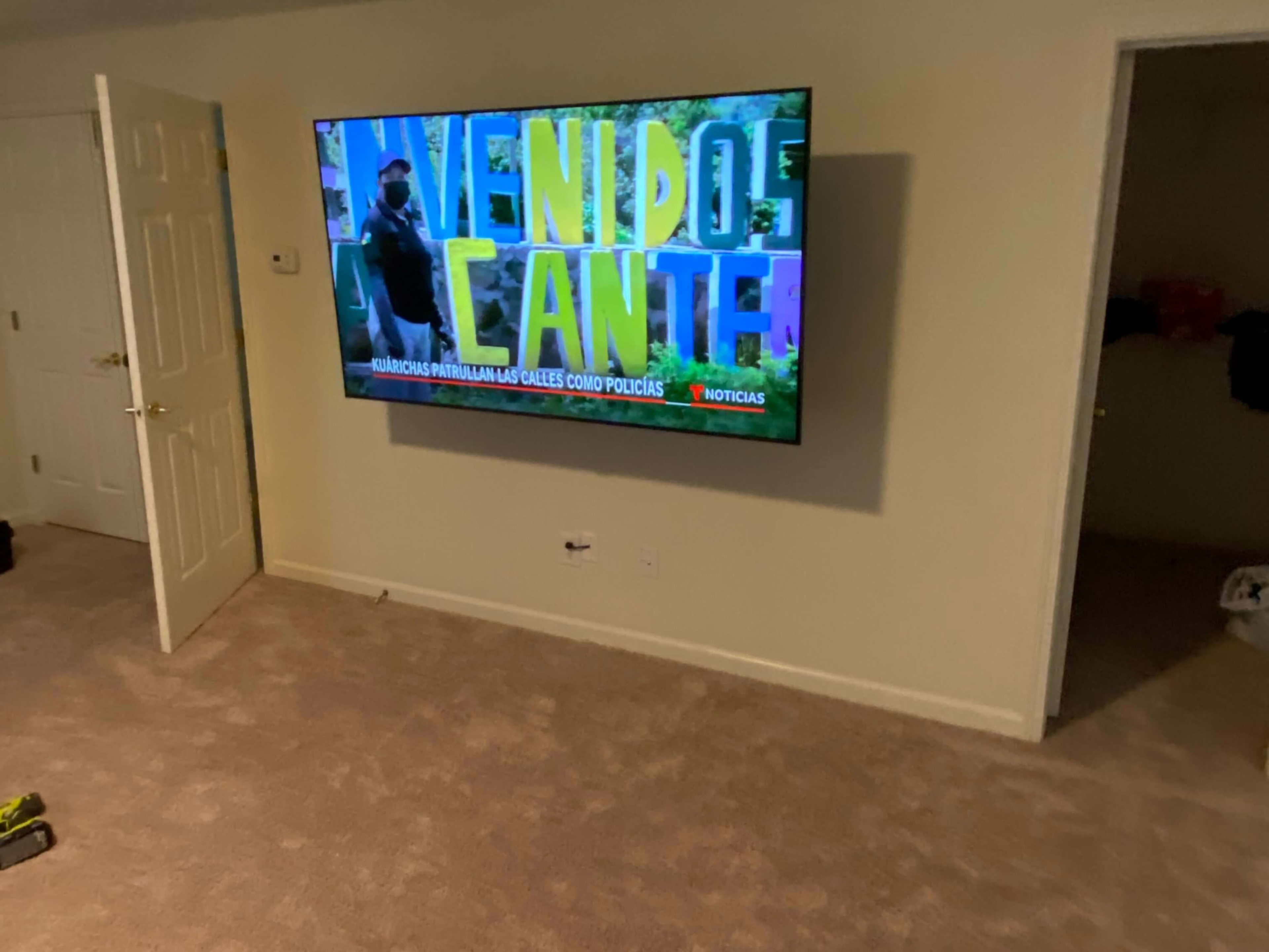 Bedroom Entertainment Setup