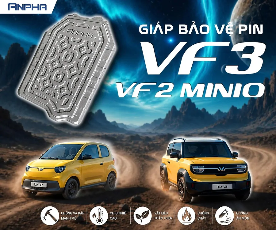Ốp bảo vệ pin Anpha cho Vinfast